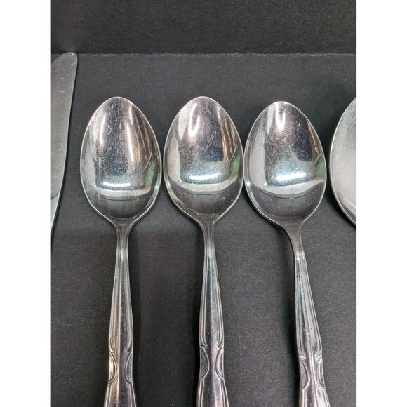 Vintage Silhouette Stainless Flatware Lot of 6 Pieces Read Description - Picture 5 of 9